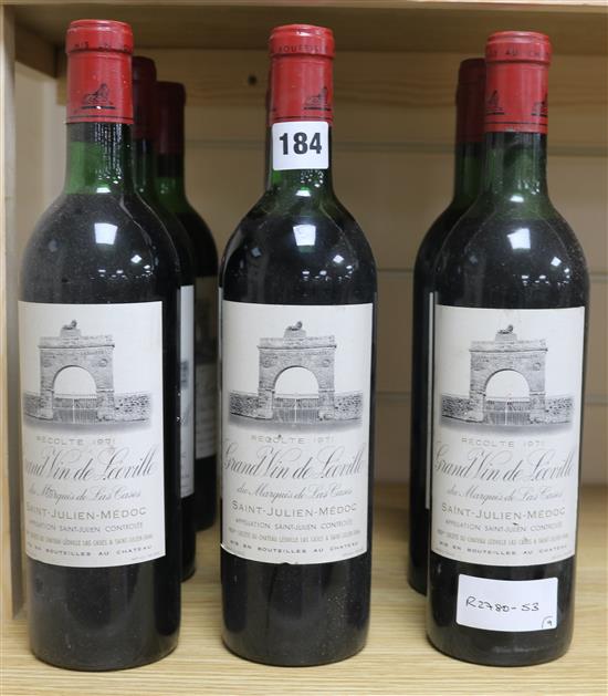 9 bottles of Grand Vin de Leoville 1971